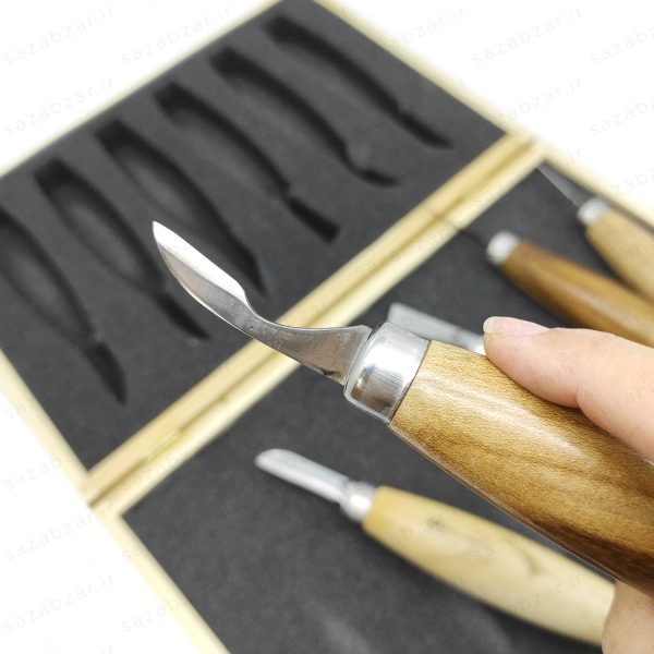 ست 6 عددی مغار چاقویی پیکره تراشی چوتاشی® - Image 3