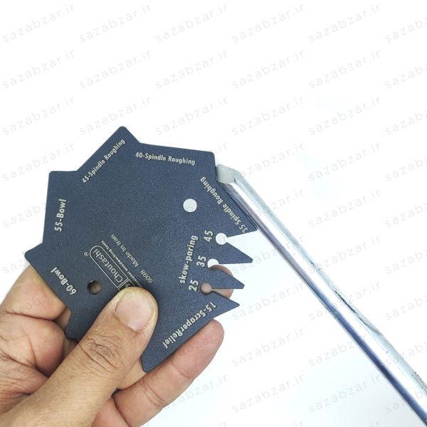 شابلون اندازه‌گیری زوایای تیزکاری مغار خراطی چوتاشی® - Image 2